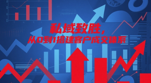 私域致胜，从0到1搭建客户成交体系-鸿洪资源网