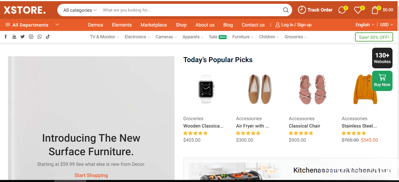 WordPress主题–Xstore v9.5.1 Woocommerce主题 破解版下载-鸿洪资源网