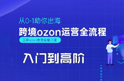 悟空跨境·OZON入门到高阶全流程-鸿洪资源网