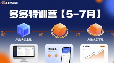 多多特训营【5-7月】产品决定上限，方法决定下限，各种玩法技巧落地实操-鸿洪资源网