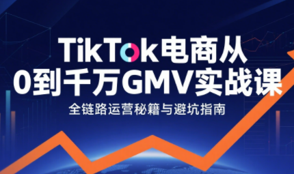 三千老师·TikTok电商从0到千万GMV实战课-鸿洪资源网
