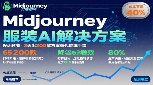 AI在服装领域的运用，使用midjourney做服装辅助企业降低成本-鸿洪资源网