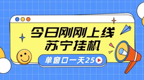 苏宁全自动采集挂G项目 稳定可批量 单窗口收益30+ 附教程【揭秘】-鸿洪资源网
