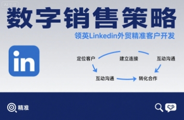 数字销售策略领英LinkedIn外贸精准客户开发-鸿洪资源网