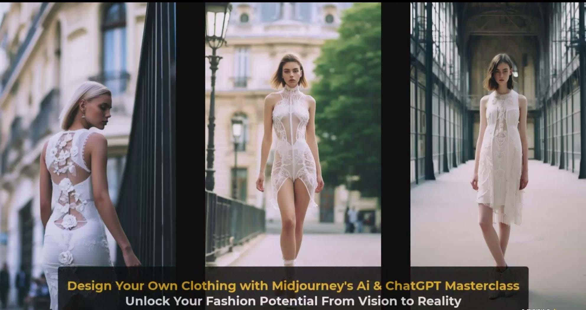 图片[4]-利用 Midjourneys Ai 人工智能设计自己的服装AI大师班-10节课-中英字幕-瀚洪创业网