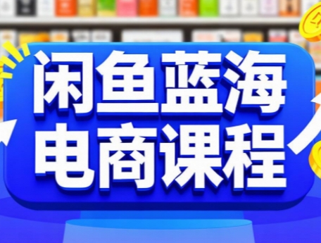 闲鱼蓝海电商课程-瀚洪创业网