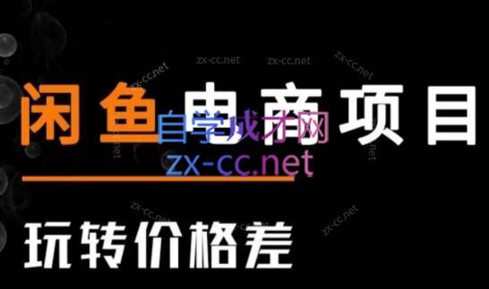 亿创繁星·闲鱼电商项目(玩转价格差)-瀚洪创业网