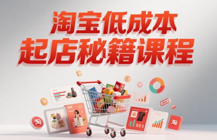 子枫老师·淘宝低成本起店系统课-瀚洪创业网