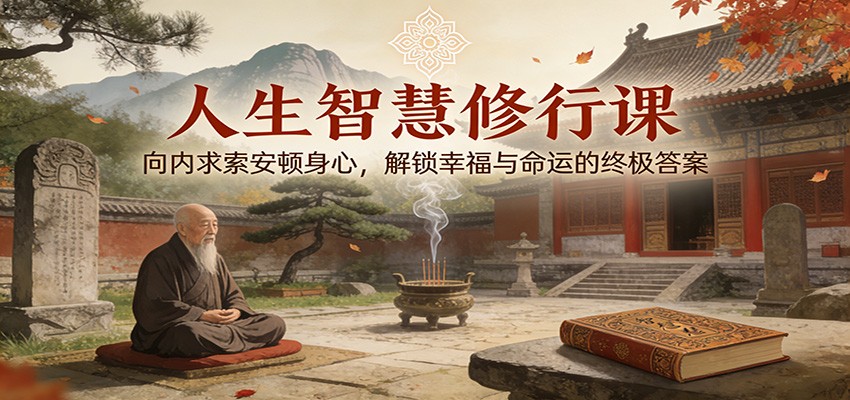 人生智慧修行课：向内求索安顿身心，解锁幸福与命运的终极答案-瀚洪创业网