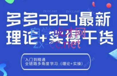 拼多多2024最新规则理论结合实际的干货-瀚洪创业网