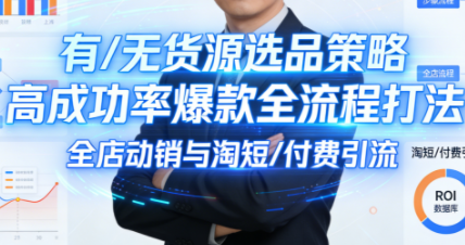 子鹏讲电商·淘宝私家班(更新2026)-瀚洪创业网