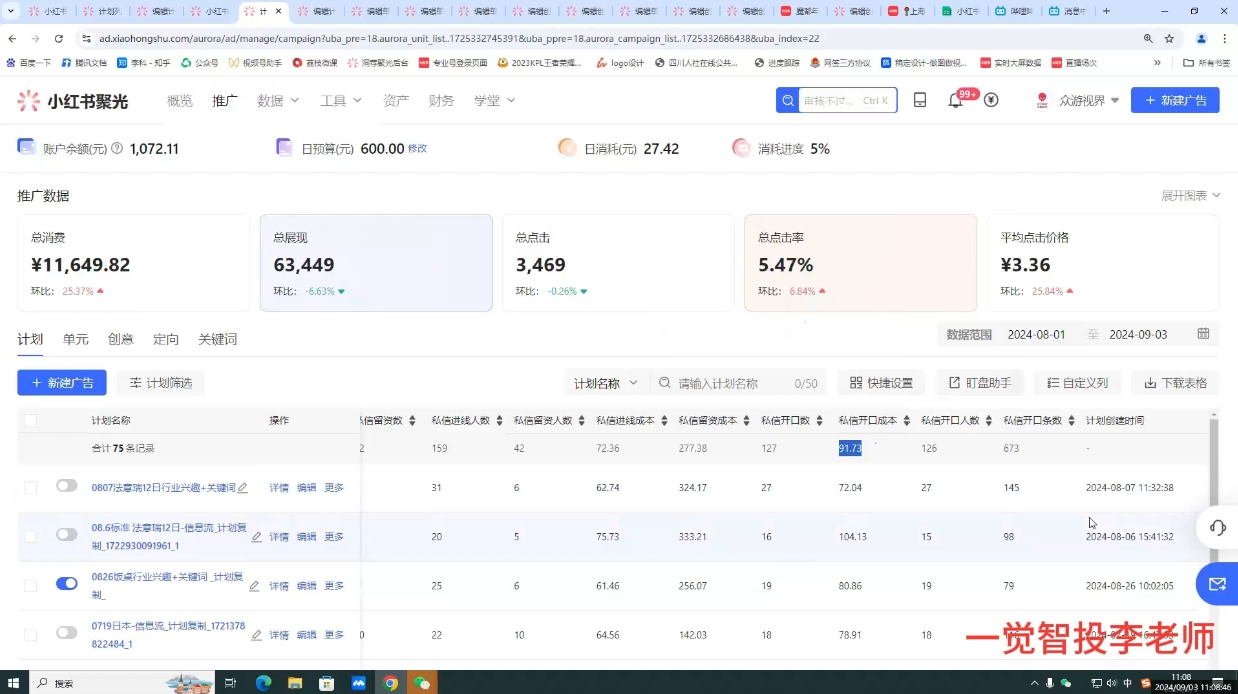 李老师·小红书运营投流，0基础实战教学-瀚洪创业网