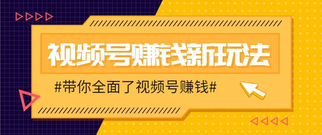 视频号短视频带货新玩法，用这个方法，一天佣金4407(附详细教程)-瀚洪创业网