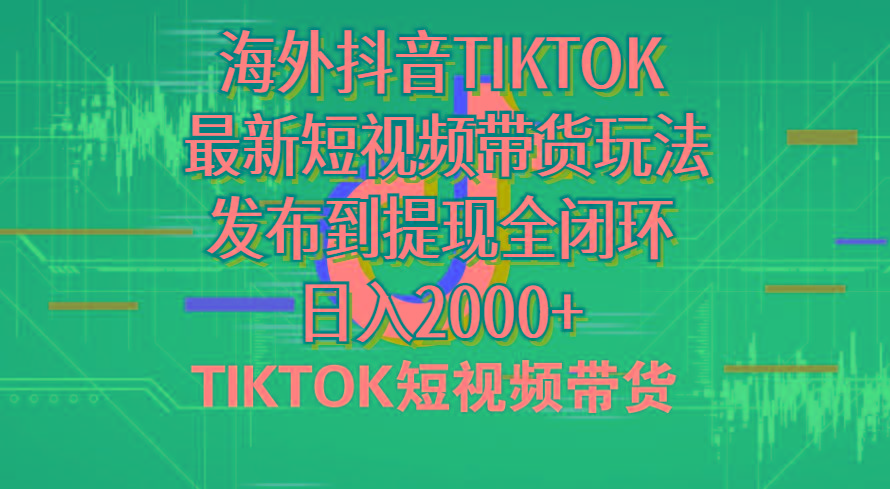 海外短视频带货，最新短视频带货玩法发布到提现全闭环，日入2000+-瀚洪创业网
