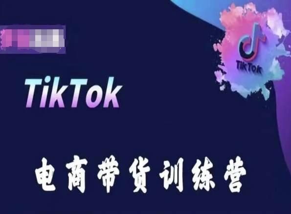 TikTok电商带货训练营，跟随时代潮流，跨境掘金-瀚洪创业网