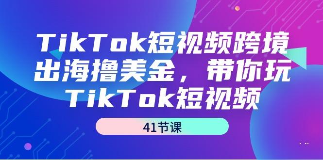 TikTok短视频跨境出海撸美金，带你玩TikTok短视频(41节课)-瀚洪创业网