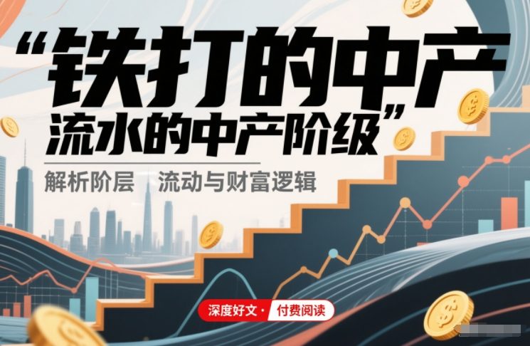 付费文章：铁打的中产，流水的中产阶级-瀚洪创业网