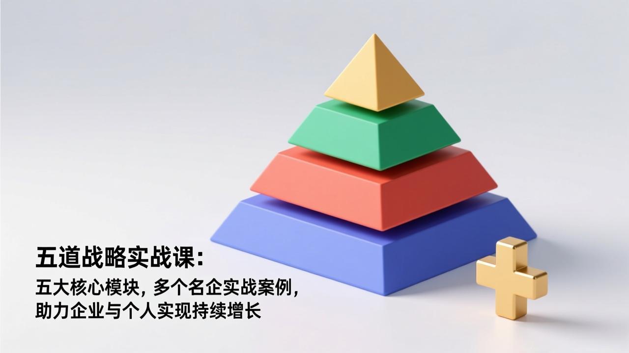 五道战略实战课：五大核心模块，多个名企实战案例，助力企业与个人实现持续增长-瀚洪创业网