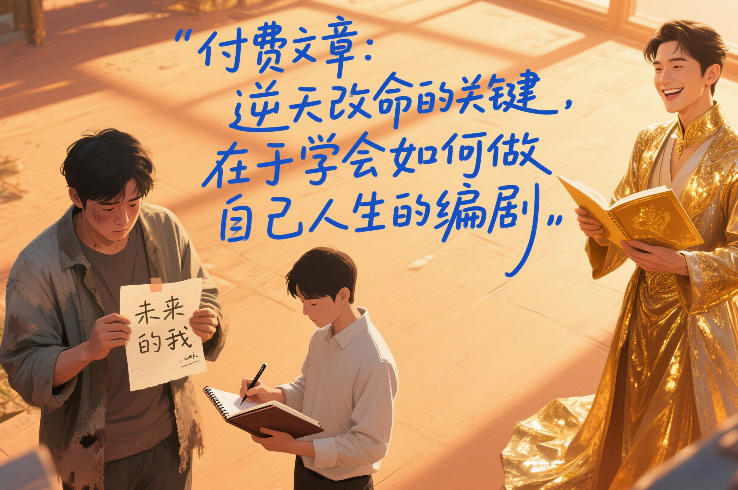 付费文章：逆天改命的关键，在于学会如何做自己人生的编剧-瀚洪创业网