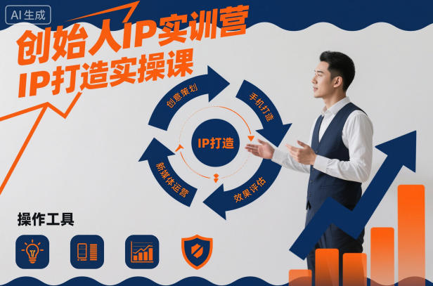 创始人IP实训营，IP打造实操课-瀚洪创业网