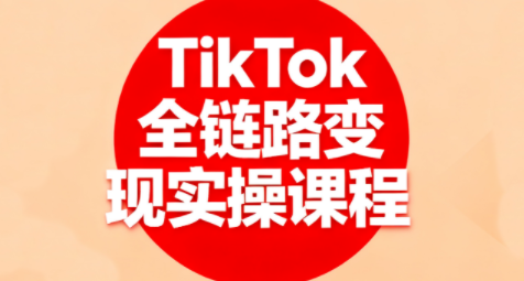 小杨老师·TikTok全链路变现实操课程-瀚洪创业网