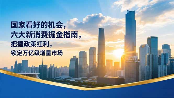 某付费文章：国家看好的机会，六大新消费掘金指南，把握政策红利，锁定万亿级增量市场-瀚洪创业网