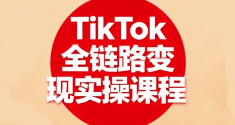 TikTok全链路变现实操课程，全方位助力学员掌握TK变现技能-瀚洪创业网