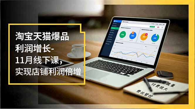 淘宝天猫爆品利润增长-11月线下课，免费流量、付费放大、费比管控，实现店铺利润倍增-瀚洪创业网