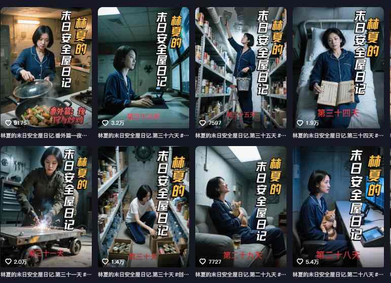 十个作品涨粉近20W！用AI制作末日安全日记连载，日入4位数，评论区爆肝求更新（附详细步骤）