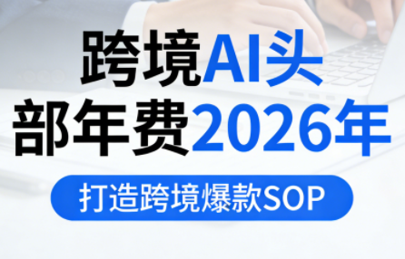 跨境AI头部年费2026年，打造跨境爆款SOP-瀚洪创业网