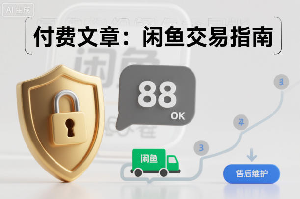 付费文章：闲鱼交易指南，怎么才能降低被坑被马扁的概率-瀚洪创业网