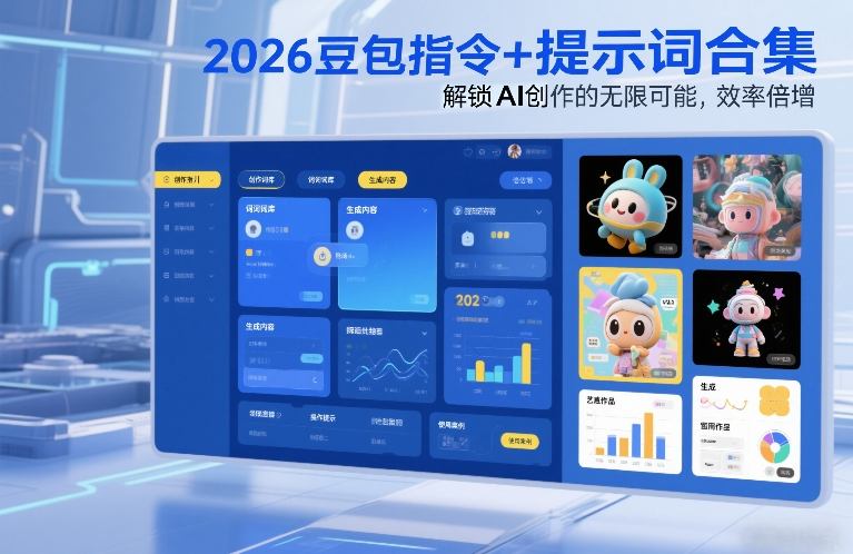 2026豆包指令+提示词合集，解锁AI创作的无限可能，效率倍增-瀚洪创业网