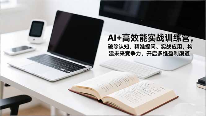 AI+高效能实战训练营，破除认知、精准提问、实战应用，构建未来竞争力，开启多维盈利渠道-瀚洪创业网
