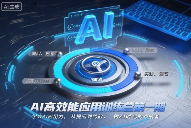 AI高效能应用训练营第一期，学会AI应用力，从提问到驾驭，做AI时代的领航者(更新)-瀚洪创业网