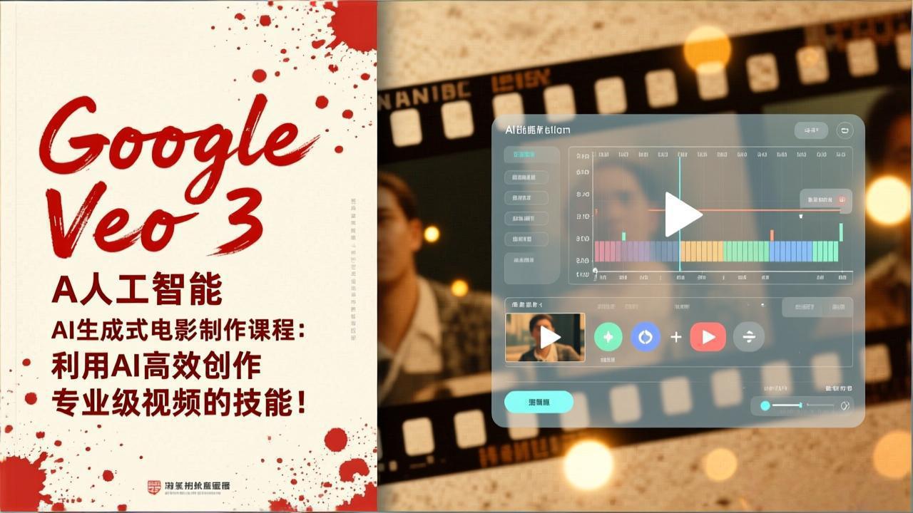 Google Veo 3人工智能AI生成式电影制作课程：利用AI高效创作专业级视频的技能！-瀚洪创业网