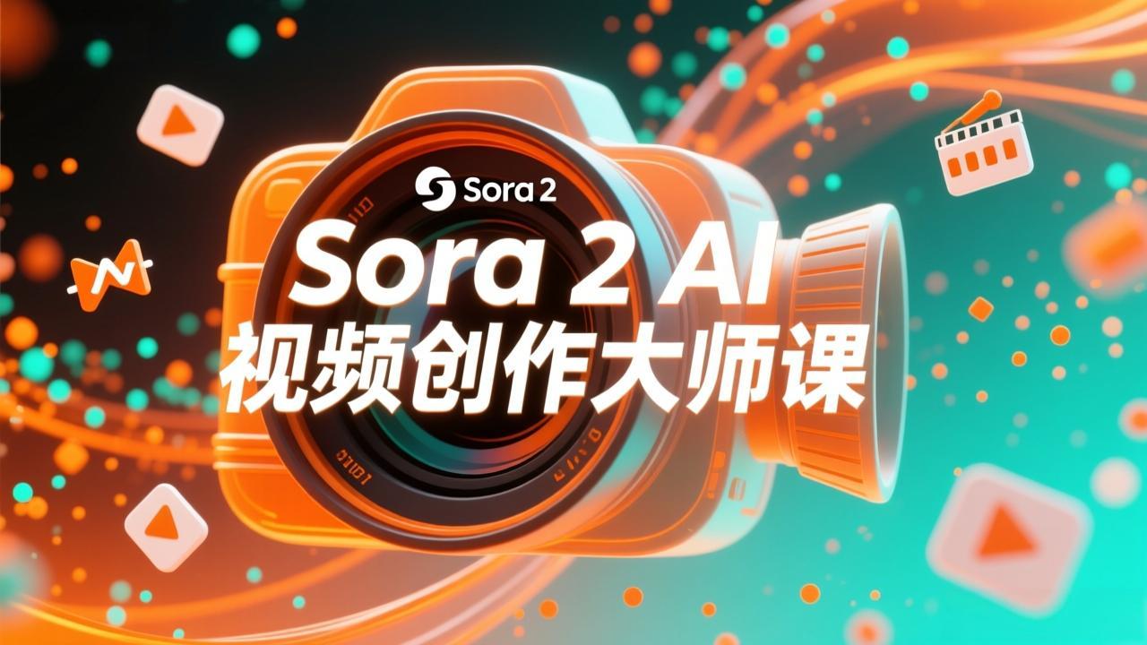 如何利用Sora 2创建流行AI人工智能视频大师班教程：掌握创作全流程，产出百万播放内容-瀚洪创业网