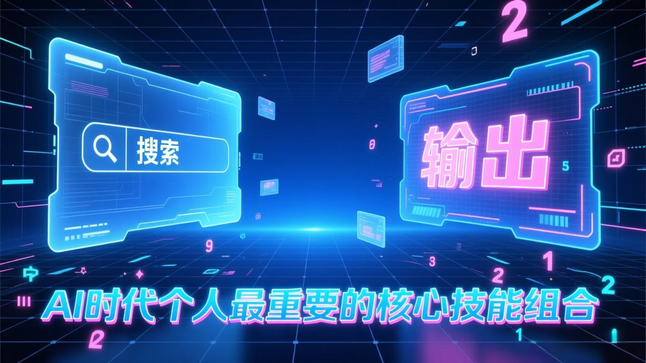付费文章：AI时代个人最重要的核心技能组合：“输出能力”和“搜索能力”-瀚洪创业网