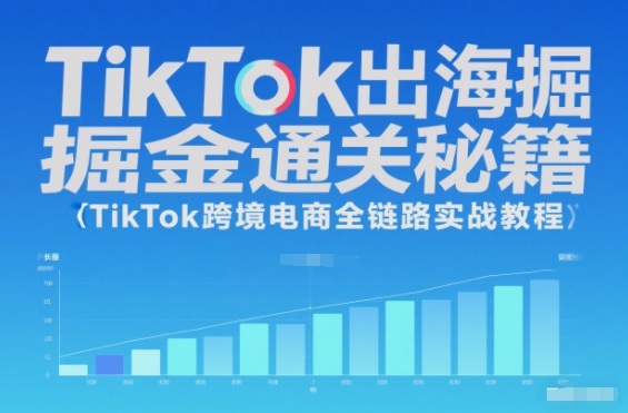 TikTok出海掘金通关秘籍，TikTok跨境电商全链路实战教程-瀚洪创业网