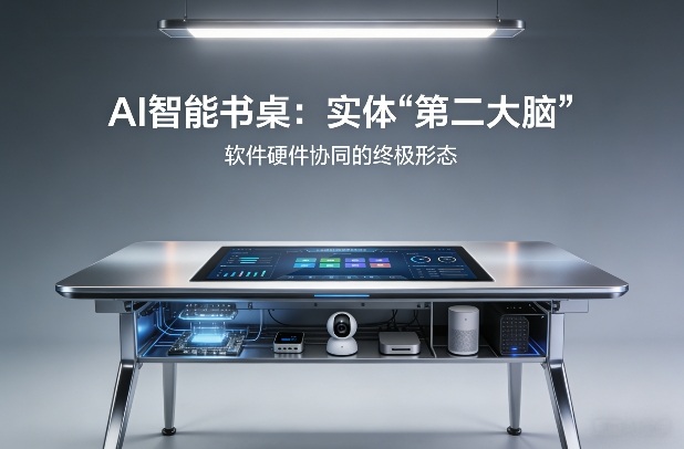 AI智能书桌搭建，构建你的实体“第二大脑”，软件硬件协同的终极形态-瀚洪创业网