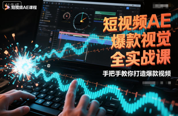 短视频AE爆款视觉全实战课，手把手教你打造爆款视频-瀚洪创业网