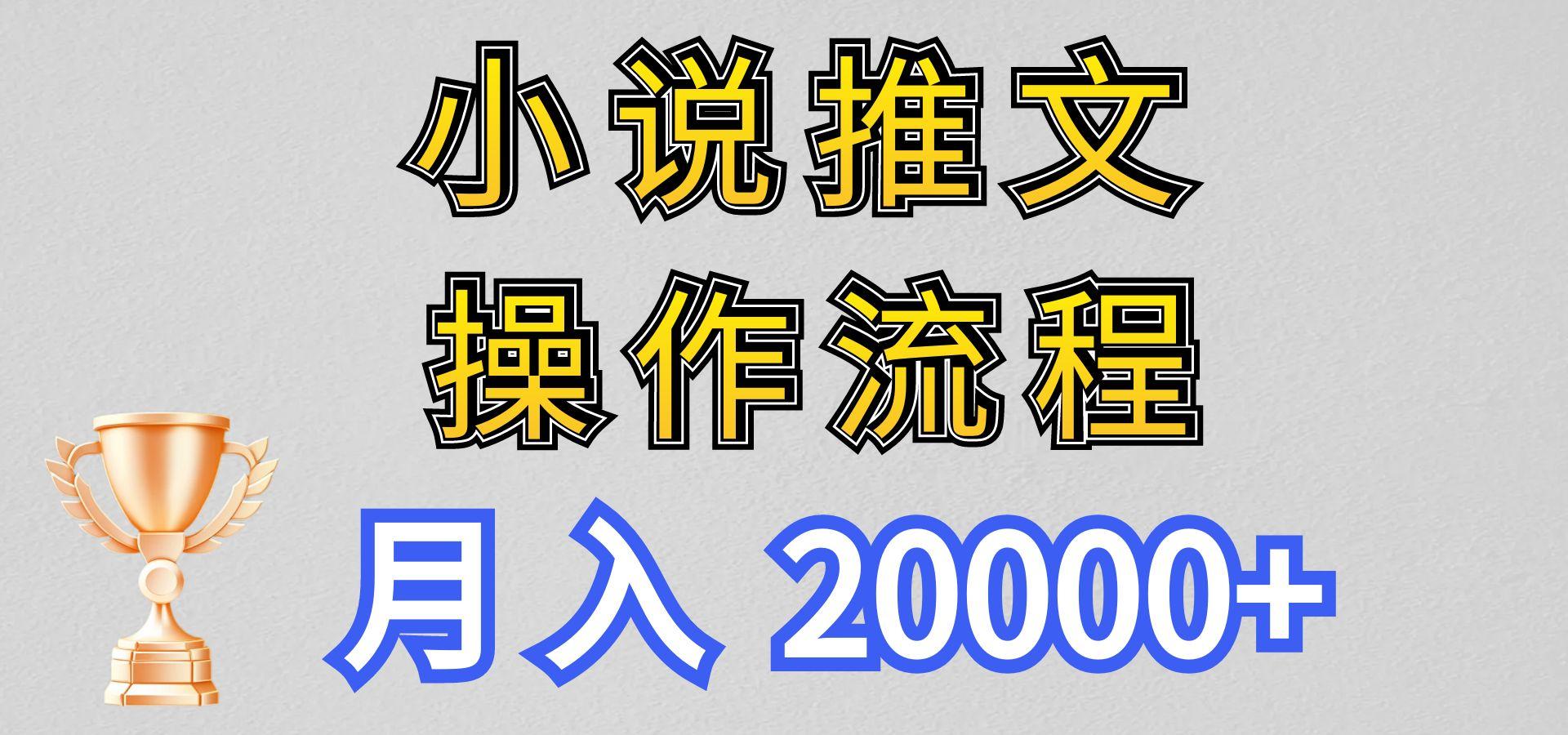 小说推文项目新玩法操作全流程,月入20000+,门槛低非常适合新手-瀚洪创业网
