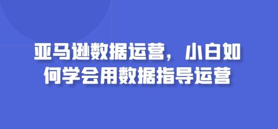 亚马逊数据运营，小白如何学会用数据指导运营-瀚洪创业网