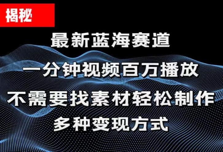 揭秘！一分钟教你做百万播放量视频，条条爆款，各大平台自然流，轻松月…-瀚洪创业网