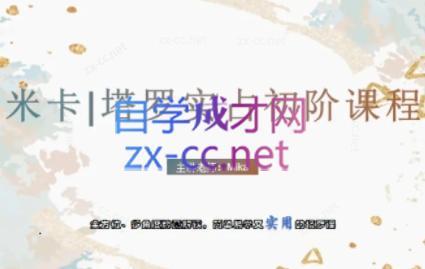 米卡·实占塔罗初阶课-瀚洪创业网