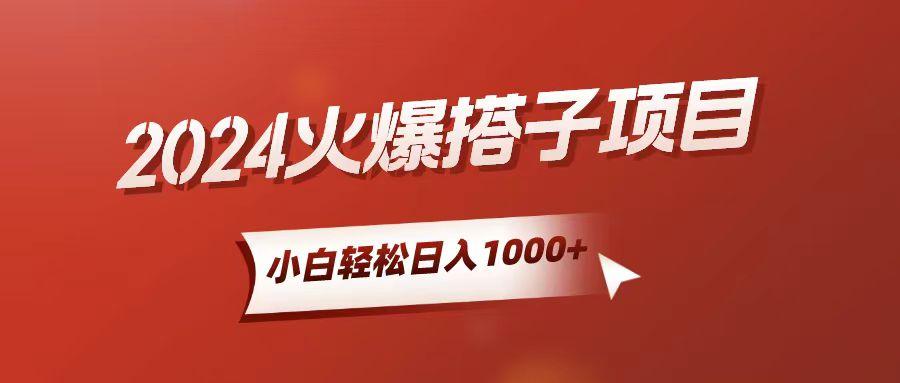 小白轻松上手，日入1000+，搭子项目-瀚洪创业网