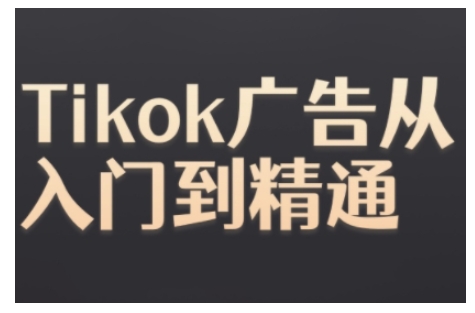 Tiktok Ads实操教程，Tiktok广告从入门到精通-瀚洪创业网