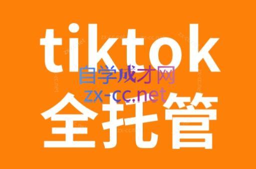 TikTok跨境电商全托管运营模式精品课-瀚洪创业网