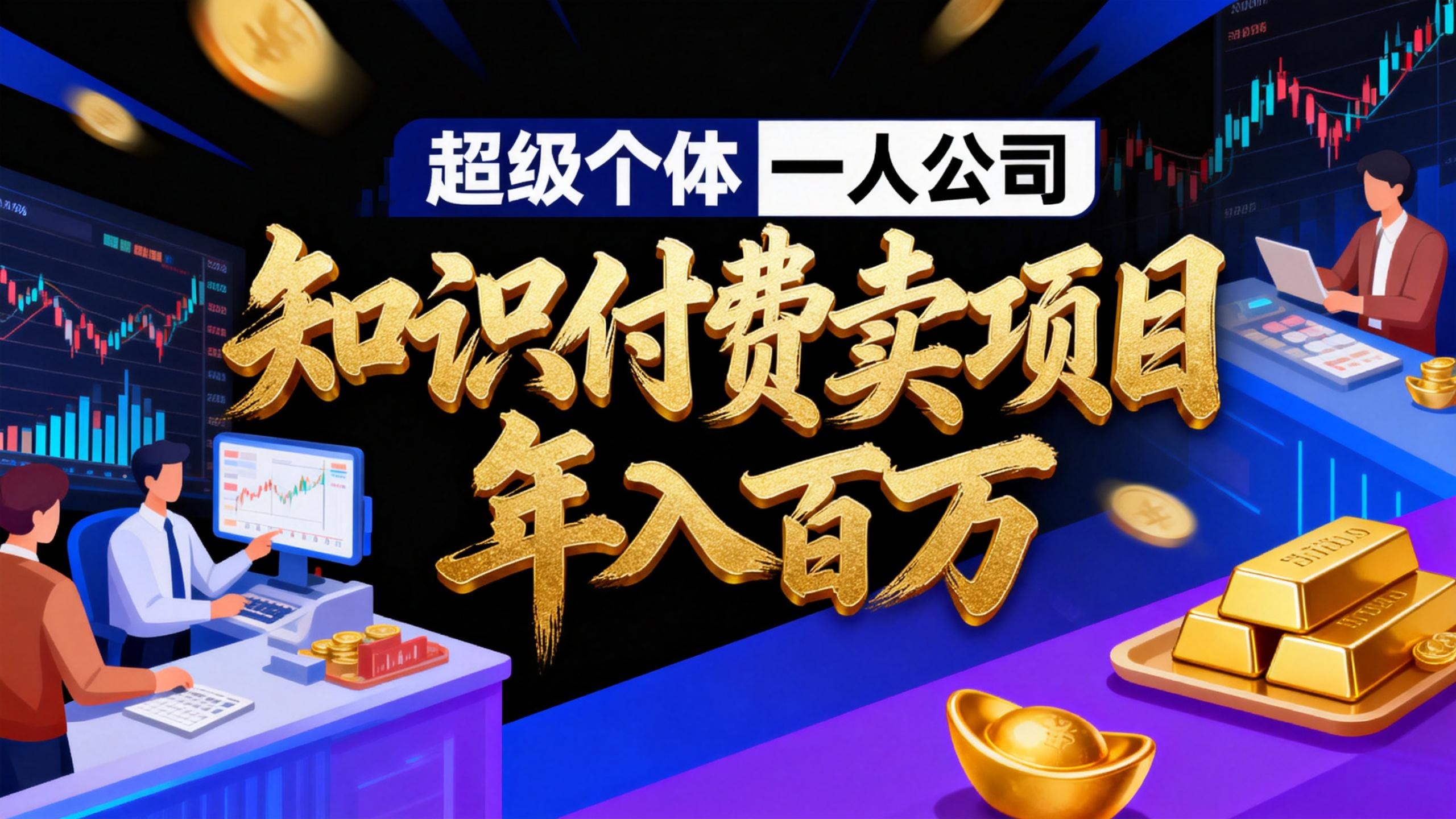 2026年“超级个体一人公司”私域卖项目年入百万，个人IP-精准引流-项目包装-转化成交-瀚洪创业网