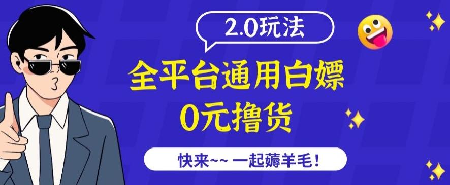 外面收费2980的全平台通用白嫖撸货项目2.0玩法【仅揭秘】-瀚洪创业网