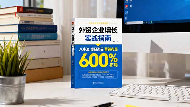 外贸企业增长实战指南，八步法、爆品选品、营销布局，业绩增长300%-瀚洪创业网